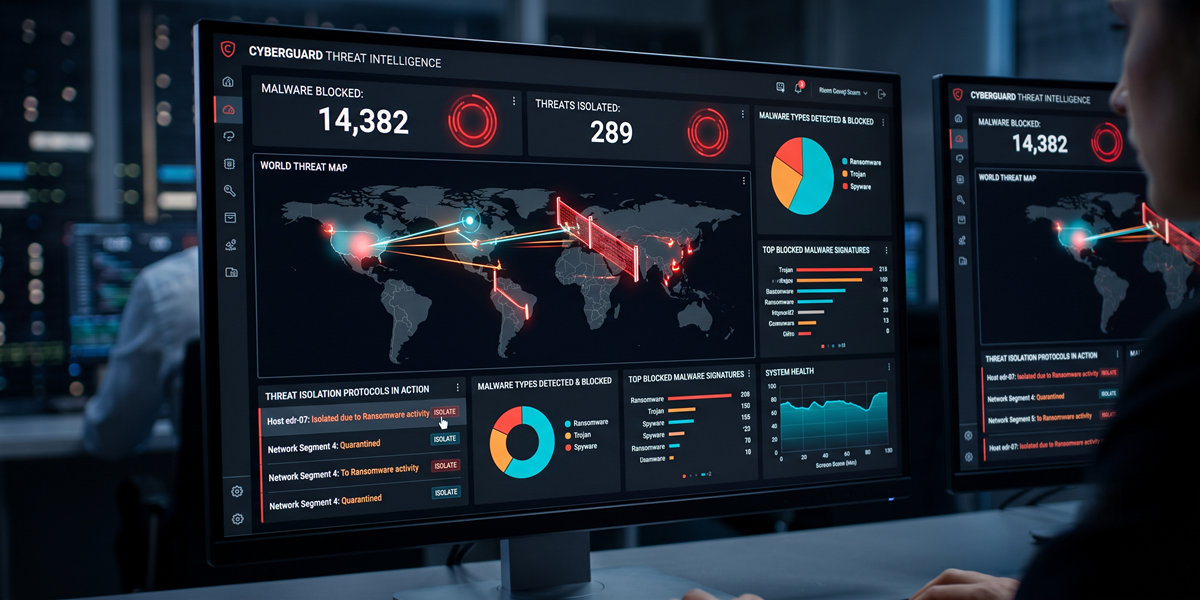 EDR Threat Isolation Dashboard