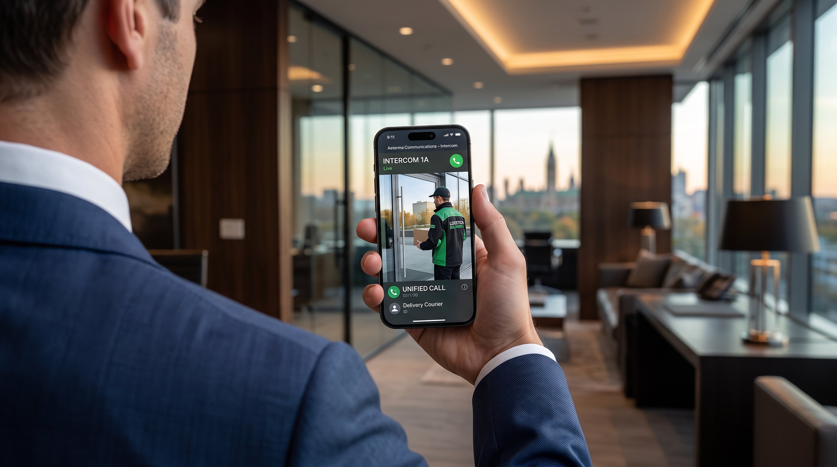 Mobile Video Intercom Call Interface