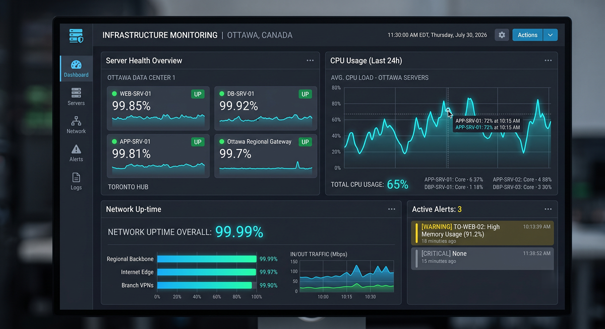 Remote Monitoring and Management Dashboard