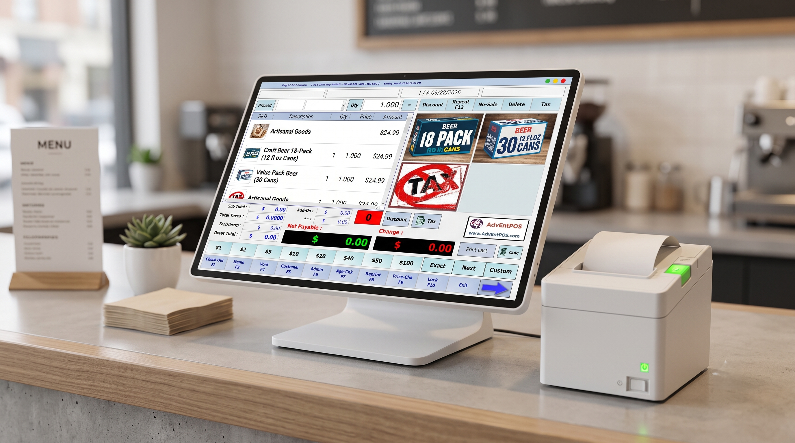 Modern Cloud POS Dashboard